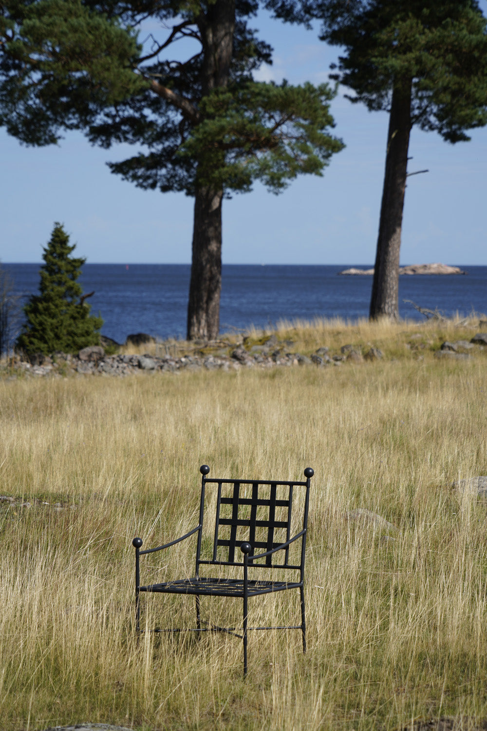 Karmstolen Gränsö Slott - unik design för Gränsö Slott